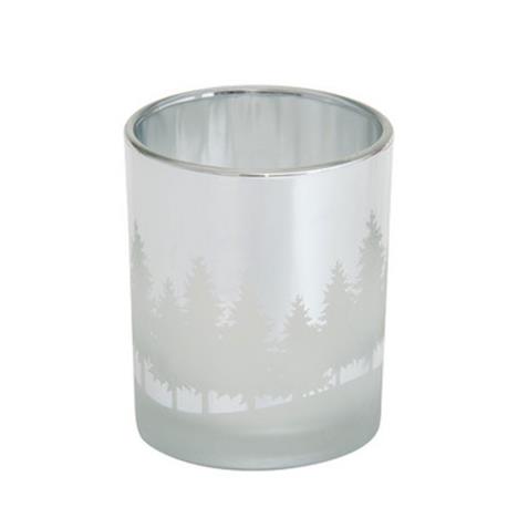 Yankee Candle Winterscape Silver Votive Holder